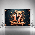 thumbnail image 2 of Yatrandify Colorful Theme Happy Birthday Banner Decorative Design Birthday Backdrop for Birthday Party Teen Celebration Event Decoration, 2 of 8