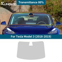 Pre-cut Window Film Tint Kit for 2018-2019 Tesla Model 3 Car Privacy Shield Infrared and UV Reduction for Front Window 80% VLT, 1pc