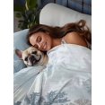 thumbnail image 4 of Queen Flat Sheet Only Blue Ocean Conch Starfish Coral Soft Microfiber Cooling Bedding Sheets Summer Nautical Shell Flat Bed Sheet for Hotel,Home Decor, 4 of 9