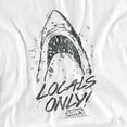 thumbnail image 2 of Jaws Locals Only Unisex Adult T Shirt (X-Large) White, 2 of 6
