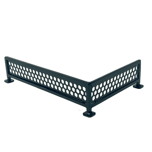 Grind Right Deluxe L Fingerboard Rail, Black Adjustable Set for Tricks