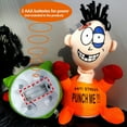 thumbnail image 2 of Funny Punch Me Screaming Doll, Juguetes interactivos con sonido Saco de boxeo de escritorio Regalos para aliviar el estrés. Afortunado Sencillez, 2 of 5