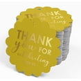 thumbnail image 4 of Inkdotpot Real Gold Foil Thank You For Celebrating With Us Bridal Shower-Baby Shower-Retirement-Wedding-Birthday Tags Favor Hang Paper Tags 50 Pieces, 4 of 7
