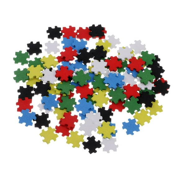 Rompecabezas de madera perfecl 100 Piezas juguetes educativos Manualidades de bricolaje 19 mm
