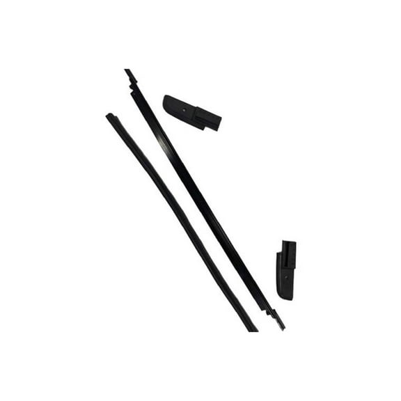 Rampage by RealTruck Tailgate Tonneau Bar Kit | Black | 87136 | Compatible with 2018 - 2024 Jeep Wrangler JL