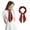 Burgundy, variant on Neckerchief Square Scarf Solid Color Accessories for Spring Costume Silk Headband Retro Satin Ribbon Scarf Cosplay Accessory Retro Satin Ribbon Scarf for Women