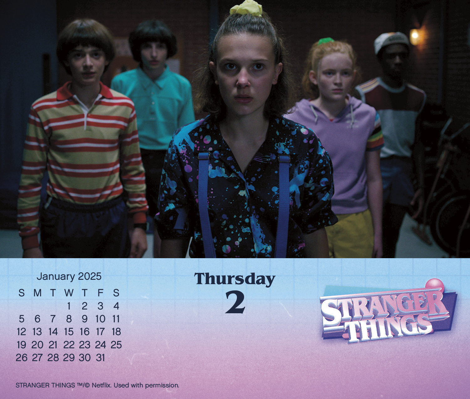 2025 Stranger Things Box Calendar, Daily Count