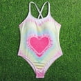 thumbnail image 3 of LOVEBAY Girl's One Piece Bathing Suit Sport Swimwear Swimsuit Beach Bikini Kids Sunsuit for 7-14 Years, 3 of 6