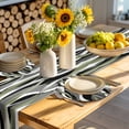 thumbnail image 4 of Sage Green Stripe Round 15 Inch Placemats Set of 2, Grey White Geometric Modern Abstract HeatResistant Non Slip Place Mats for Dining Table, Wipeable Braided Kitchen Table Mats for Housewarming, 4 of 9