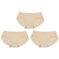thumbnail image 2 of Calzoncillos ropa interior de nailon para mujer pantalones tipo burbuja bragas de algodón elásticas calzoncillos de encaje sexis de tiro medio de alta resistencia ANGGREK Otros, 2 of 8