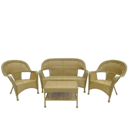 4 Piece Honey Brown Steel Resin Outdoor Patio Furniture Set Loveseat 2 Chairs And Table Canada - Patio Set 2 Chairs And Table 4 Piece Honey Brown Steel Resin Outdoor Patio Furniture Set Loveseat 2 Chairs And Table Canada - Patio Set 2 Chairs And Table