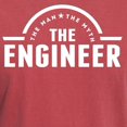 thumbnail image 3 of CafePress - The Man The Myth The Engineer Men's Comfort Colors - Mens Comfort Colors Shirt, 3 of 5