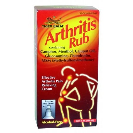 Tiger Balm Arthritis Rub, 4 Oz (Best Rub For Arthritis)