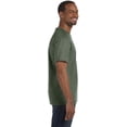 thumbnail image 3 of Hanes 5250 Adult Tagless Tee Fatigue Green - Large, 3 of 7