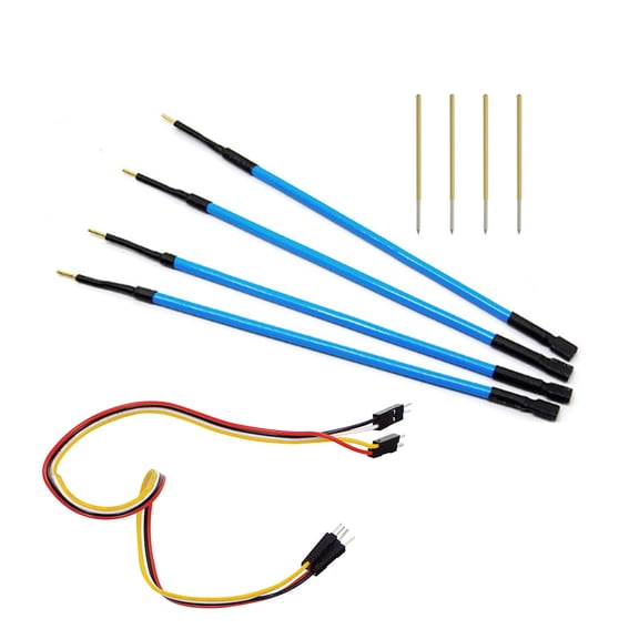 4pcs/Set LED BDM Frame Probe Pens with Connect Cables Fit Tool TAPDRA Spare Part