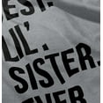 thumbnail image 4 of Best Big Sister Ever Older Sibling Youth T Shirt Tee Girls Infant Toddler Brisco Brands 24M, 4 of 5
