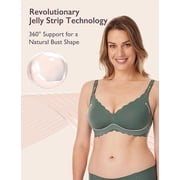 Momcozy Nursing Bras for Breastfeeding, Seamless Pregnancy Maternity Bra Wireless Classic Jelly Strip Support Nursing Bra