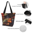 thumbnail image 4 of Balery Vintage Floral Skull Bolsa de Hombro con Diseño, Bolsa Grande y Duradera, Bolsa Versátil para Compras, 4 of 6