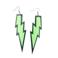 thumbnail image 1 of Guardurnaity 1 par de pendientes, accesorio de moda Flash, gotas para los oídos para el vestido diario del banquete Ropa, zapatos y accesorios Miscelánea Verde fluorescente, 1 of 6