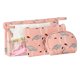 thumbnail image 1 of 3 piezas bolsa de maquillaje bolsa de cosméticos 3 tamaños bolsas de maquillaje para mujeres adolescentes niñas bolsa de aseo viaje, 1 of 5