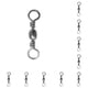 thumbnail image 3 of Eigraketly Paquete de 100 conectores giratorios de pesca de acero al carbono flexibles para agua salada 12-27mm accesorios de anzuelo de aparejo de anillo Blanco Talla 12 10piezas Eigraketly CBP581852, 3 of 4