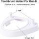 thumbnail image 2 of Se pueden aplicar dos soportes de base para cepillos de dientes eléctricos a la base del estante de almacenamiento de soportes para cepillos de dientes eléctricos como Oral-B Braun., 2 of 5