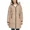 True Khaki, variant on Women's Oxford Puffer Jacket/Coat Black XL
