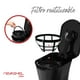 thumbnail image 5 of Cafetera De Goteo Programable Nevashel Kitchen AD-19 De 12 Tazas, 900w Con Filtro Permanente Reutilizable Pantalla Digital Temporizador 24h Y Apagado Automático Calentamiento Rapido Hogar Y Oficina, 5 of 6