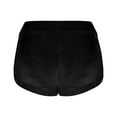 thumbnail image 2 of biudgviw Womens Velvet Shorts Stretch Elastic Waisted Plus Size Shorts Compression Party Club Lounge Hot Bottoms, 2 of 6
