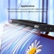 thumbnail image 5 of Monstrate Ventilador de pantalla de computadora de escritorio eléctrico con de luz Ventiladores sin aspas de enfriamiento de aire ajustables de Juegos de teclado y mouse para computadora Azul, 5 of 6