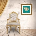 thumbnail image 3 of Stimson, Diane 15x15 Gold Ornate Wood Framed with Double Matting Museum Art Print Titled - Teal Behind Tulip, 3 of 4