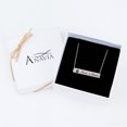 thumbnail image 2 of Anavia Personalized Name Necklace Custom Bar Jewelry Gift for Her Paw Print Cut Out Bar Necklace Stainless Steel Custom Made Engravable Pet Dog Name Jewelry Free Gift Box Ships Next Day [Silver], 2 of 12