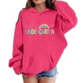 thumbnail image 4 of HCYSFG Girls Back To School Hoodies Third Grade Vibes Daisy Graphic Long Sleeve Sweatshirt Loose Casual Fall Winter Pullover Top, 4 of 4
