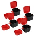 thumbnail image 6 of 4pcs Portable Plastic Fishing Bait Holder Box Worm Earthworm Lure Storage Case with Clip, 6 of 8