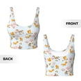 thumbnail image 5 of Lsque Squirrel In The Forest Printed Women'S Sports Bra, Compression, Moisture Wicking, High-Impact Sports Bra For Women,Supportive sports bra-Small, 5 of 9