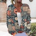 thumbnail image 2 of Kaondbfi Women's Cardigan, Fall Cute Print Open Front Knit Cardigan Sweater Winter Casual Loose Button Down Long Sleeve Coat Winter Coat for Women, 2 of 4