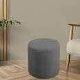 thumbnail image 4 of serony Stretchable Footstool Slipcover Footrest Cover Protector with Dark Elastic Green Bottom Dark Green Round Chair Cover 25-32cm, 4 of 6