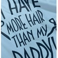 thumbnail image 5 of I Have More Hair Than Daddy Joke Toddler Boy Girl T Shirt Infant Toddler Brisco Brands 12M, 5 of 6
