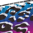 thumbnail image 3 of Colorful and Black Of Leopard Print Shower Curtain 36"x72" ,Bathroom Decorative Shower Curtains Set with 12 Hooks,Modern Waterproof Washable Shower Curtain, 3 of 6