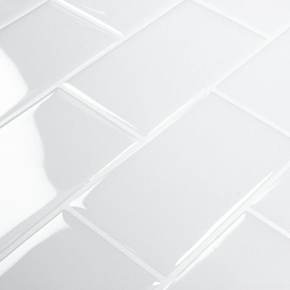 White Subway Back Splash Tile White Grout