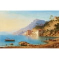 thumbnail image 3 of Carl Morgenstern 24x17 Black Modern Framed Museum Art Print Titled - View of the Amalfi Coast (1867), 3 of 5