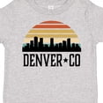 thumbnail image 4 of Inktastic Denver Colorado Skyline Vintage Boys or Girls Toddler T-Shirt, 4 of 5