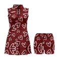 thumbnail image 2 of Uorisanigo Valentine's Day Heart Golf Dress for Women Casual Relaxed Sleeveless Workout Athletic Dresses Comfortable Breathable Athletic Workout Dress Size L, 2 of 7