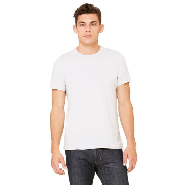The Bella + Canvas Unisex Jersey Short Sleeve T-Shirt - SILVER - 2XL