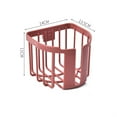 thumbnail image 4 of Toilet Paper Basket Wall Mounted Basket Bathroom Accessories Toilet Paper Holder Wall Mounted Toilet Paper Basket Heavy Duty Bathroom Storage Rack For Household, 4 of 4
