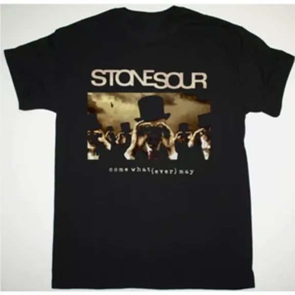 RARE STONE SOUR COME WHAT EVER MAY Cotton Black Unisex Tshirt, All Size