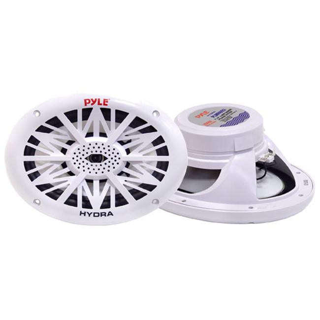 Pyle PLMR692 260 Watts 6 in x 9 in 2 Way White Marine Speakers