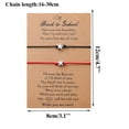 thumbnail image 3 of 2PCS Star Bracelet Back To School Gift Bracelet Plus Card Back To School Gifts Bracelet Set For 2 First Day Of School Bracelet Mommy And Me Bracelets For Mother, 3 of 4
