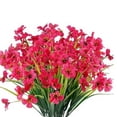thumbnail image 1 of Wosthever Ramo de flores artificiales Flores falsas Manojo Decoración para el hogar Adorno de boda Decoración Rosa roja, 1 of 6