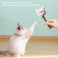 thumbnail image 3 of Cat Toy Natural Silver Vine Sticks Interactive Clips Cookie Shaped Lollipop Design Polyester Material Teeth Cleaning for Indoor Cats Boredom Relief Exercise, 3 of 7